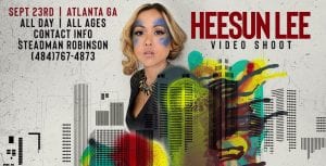 Heesun Lee music video shoot in ATL